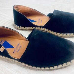 Verbenas Navy Blue Carmen Suede Espadrilles size 40 (8-8.5)